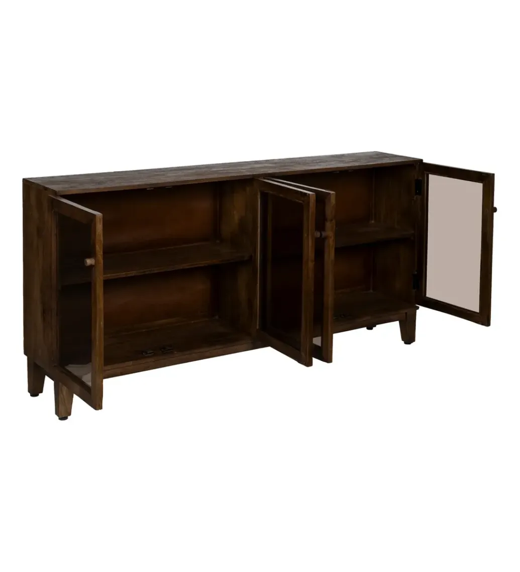Zona-Design Komoda MORTO 180 cm drewno mango Brązowy