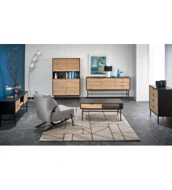 Halmar Komoda MURANO 160 cm w optyce dąb artisan