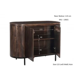 LF-Design Komoda NOORK 115 cm w kolorze orzechowym