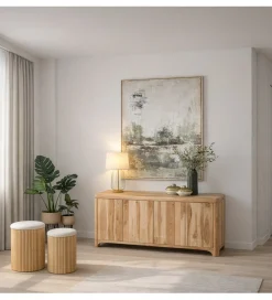 Exclusivas Komoda OHALDA 170 cm drewno akacja