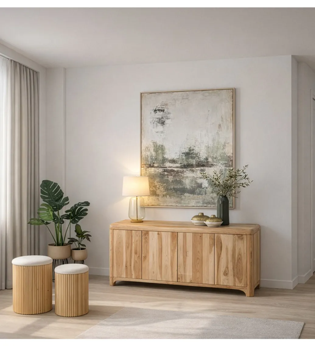 Exclusivas Komoda OHALDA 170 cm drewno akacja