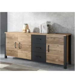 Helvetia Komoda OLIN WM 192 cm w optyce świerku Appenzeller