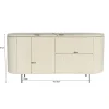 LF-Design Komoda PATOU 170 cm jasnobeżowy drewno mango