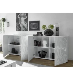 MCA Linia Włoska Komoda PRISMA 240 cm biała