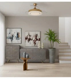 Exclusivas Komoda QUTINESKA 110 cm drewno mango szara
