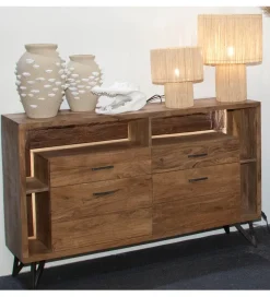 Exclusivas Komoda REGO 145 cm drewno akacja