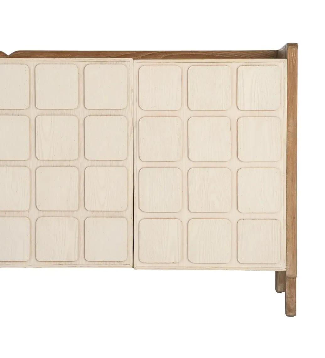 Zona-Design Komoda RESEME 180 cm naturalny biały