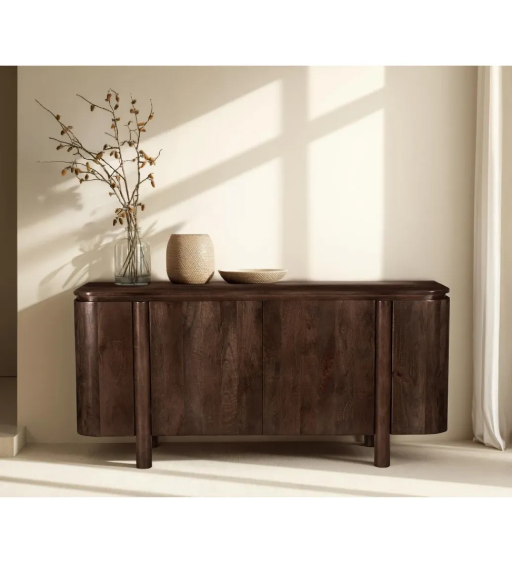 LF-Design Komoda SALANO 170 cm drewno mango brązowa