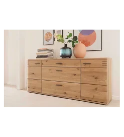 MCA Komoda SALVADOR 180 cm w optyce dębu naturalny