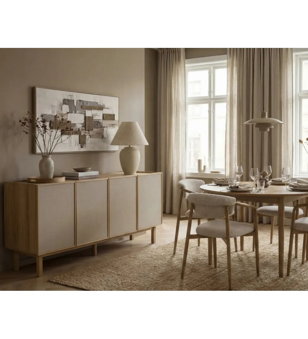 Imeri Komoda SINCLAIR 180 cm naturalna
