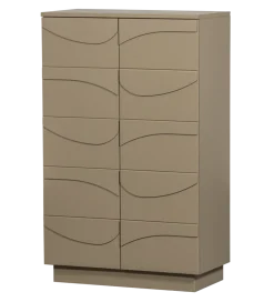 WOOOD Komoda TEO 116 cm drewno sosny mud