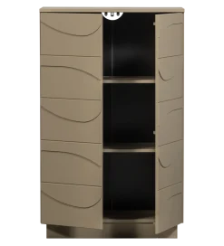 WOOOD Komoda TEO 116 cm drewno sosny mud