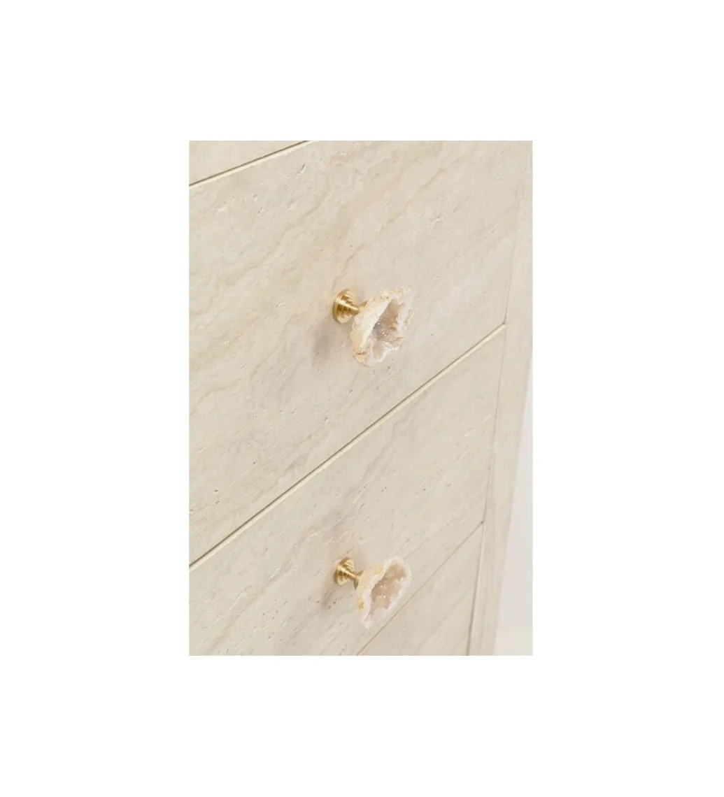 KARE Komoda TRAVERTINO 49 x 110 cm naturalny beżowy