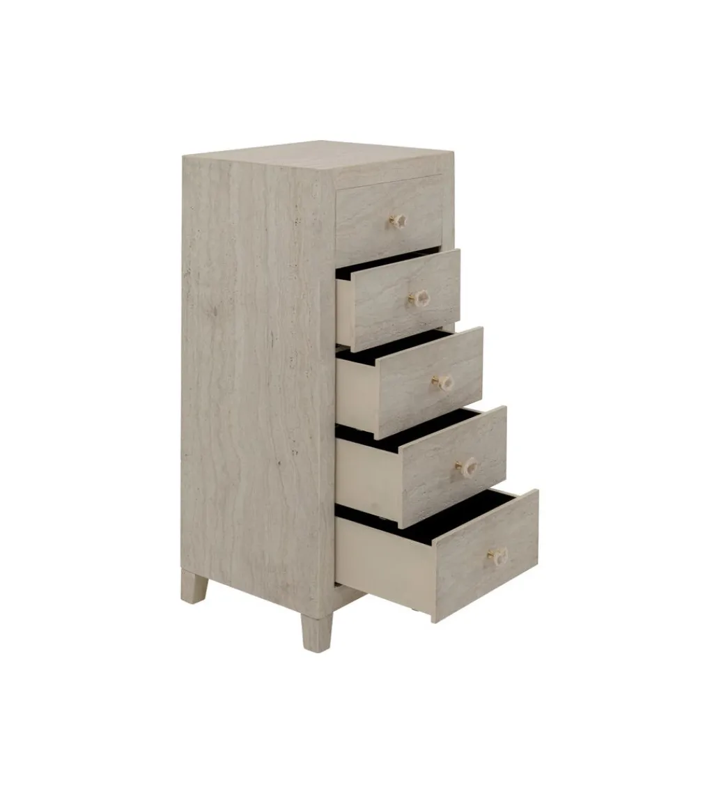 KARE Komoda TRAVERTINO 49 x 110 cm naturalny beżowy
