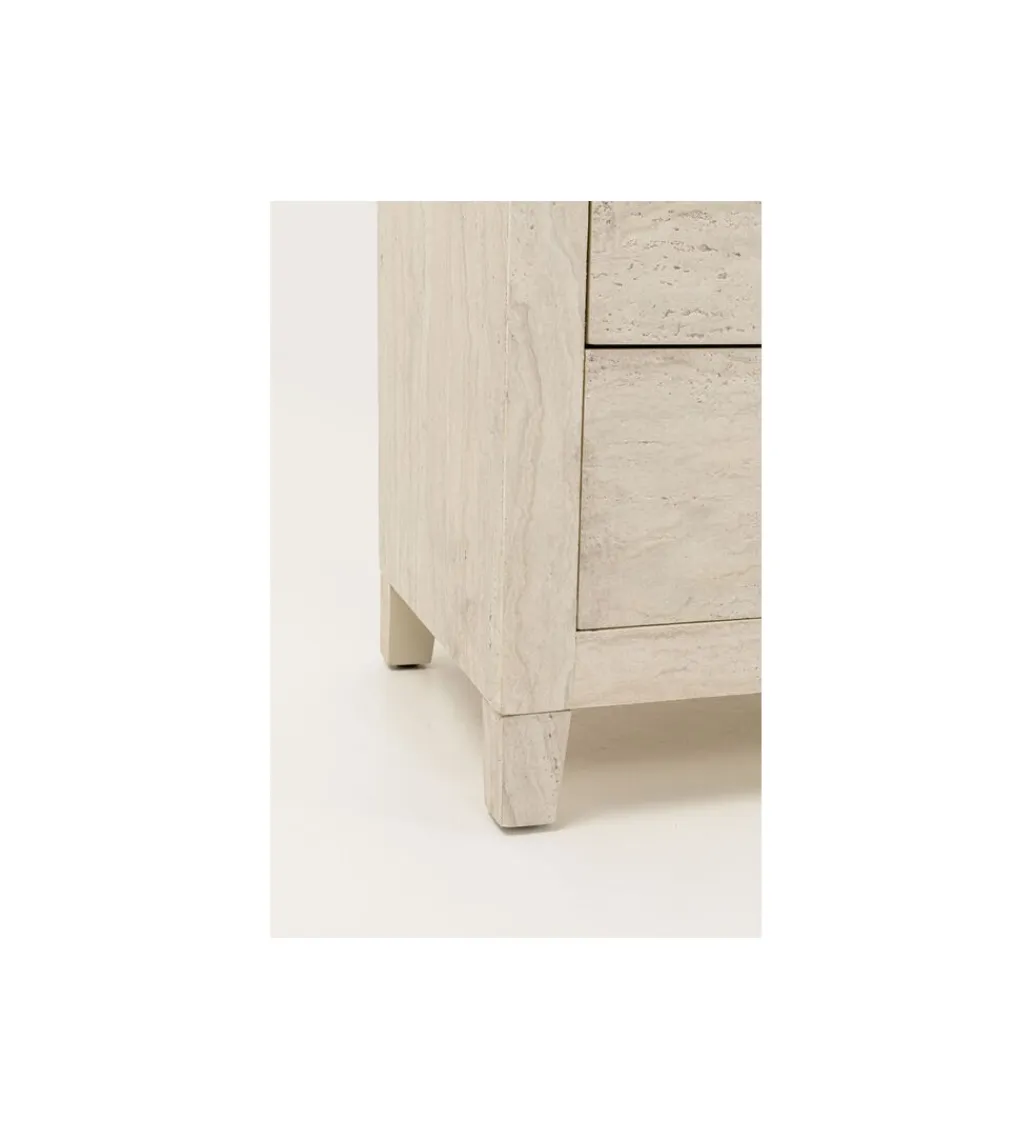 KARE Komoda TRAVERTINO 49 x 110 cm naturalny beżowy