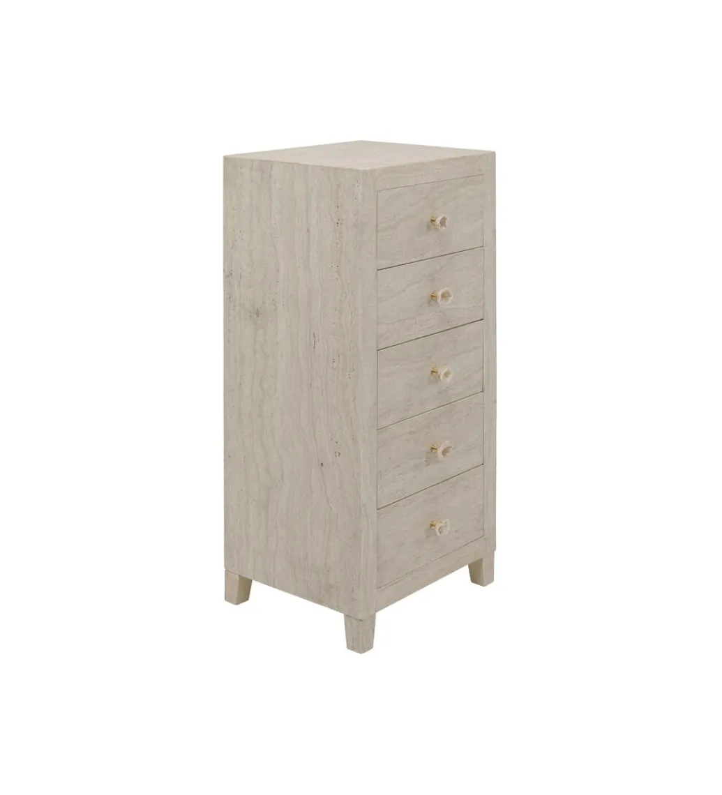 KARE Komoda TRAVERTINO 49 x 110 cm naturalny beżowy
