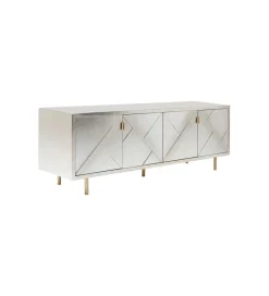 KARE Komoda TRIANGLE 180 cm srebrna