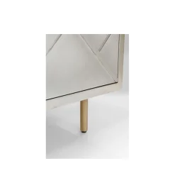 KARE Komoda TRIANGLE 180 cm srebrna