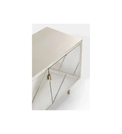 KARE Komoda TRIANGLE 180 cm srebrna