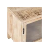 Zona-Design Komoda Witryna Iron Craft 160 cm drewno mango