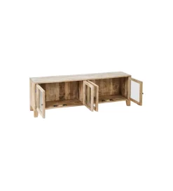 Zona-Design Komoda Witryna Iron Craft 160 cm drewno mango