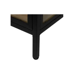 Zona-Design Komoda Witryna NEGRO 150 cm czarna
