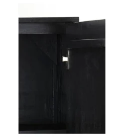 L&L Komoda wysoka ABAGE 180 cm czarna