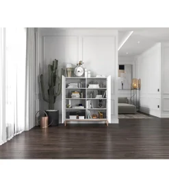 Polski Design ML Komoda wysoka ELPIS 112 cm biała