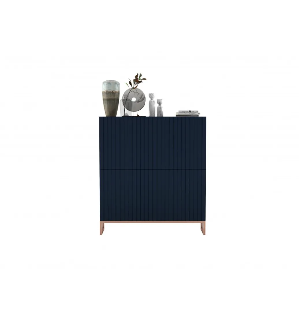 Polski Design ML Komoda wysoka ELPIS 112 cm granatowa