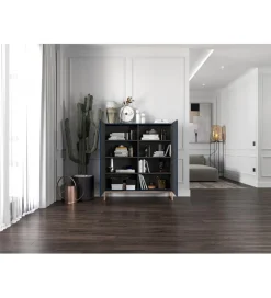 Polski Design ML Komoda wysoka ELPIS 112 cm granatowa