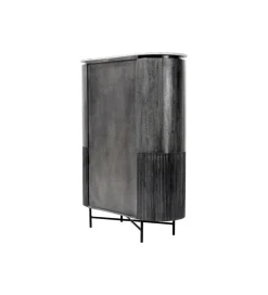 KARE Komoda wysoka GLENN 100 cm antracytowa