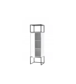 MCA Komoda wysoka LILLE 50 cm biała