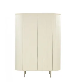 LF-Design Komoda wysoka PATOU 150 cm jasnobeżowy drewno mango