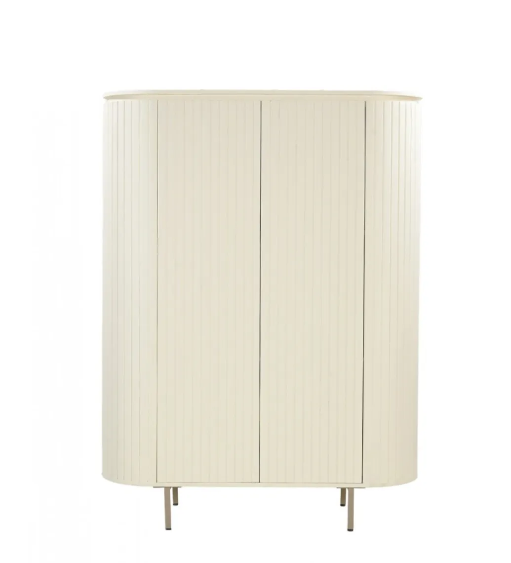 LF-Design Komoda wysoka PATOU 150 cm jasnobeżowy drewno mango