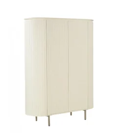 LF-Design Komoda wysoka PATOU 150 cm jasnobeżowy drewno mango