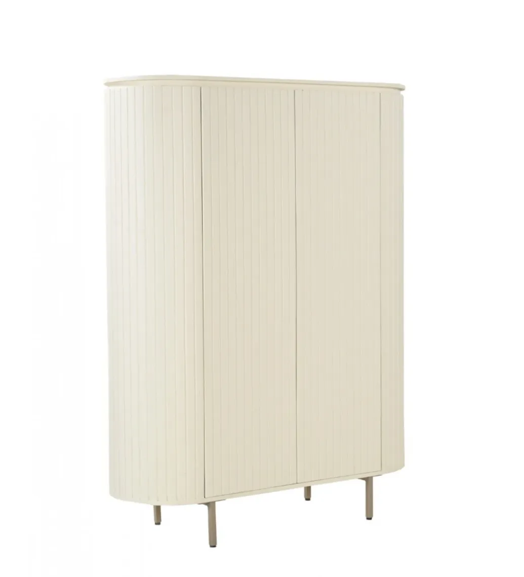 LF-Design Komoda wysoka PATOU 150 cm jasnobeżowy drewno mango
