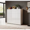 Helvetia Komoda wysoka TOLEDO 147 cm biała