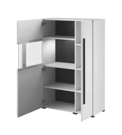 Helvetia Komoda wysoka TULSA 90 cm biała