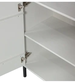 WOOOD Komoda XINA 149 cm zimna szarość
