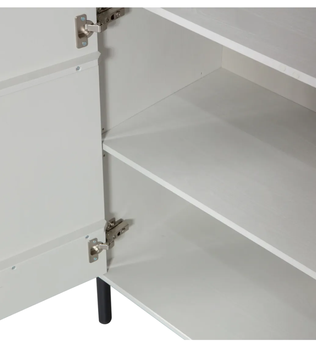 WOOOD Komoda XINA 149 cm zimna szarość