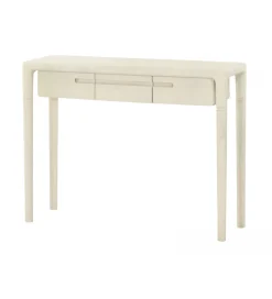 Imeri Konsola ARES 100 cm drewno mango biała
