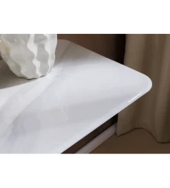 Invicta Interior Konsola ART LIVING 140 cm blat z białego marmuru
