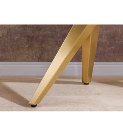 Invicta Interior Konsola ART LIVING 140 cm blat z białego marmuru