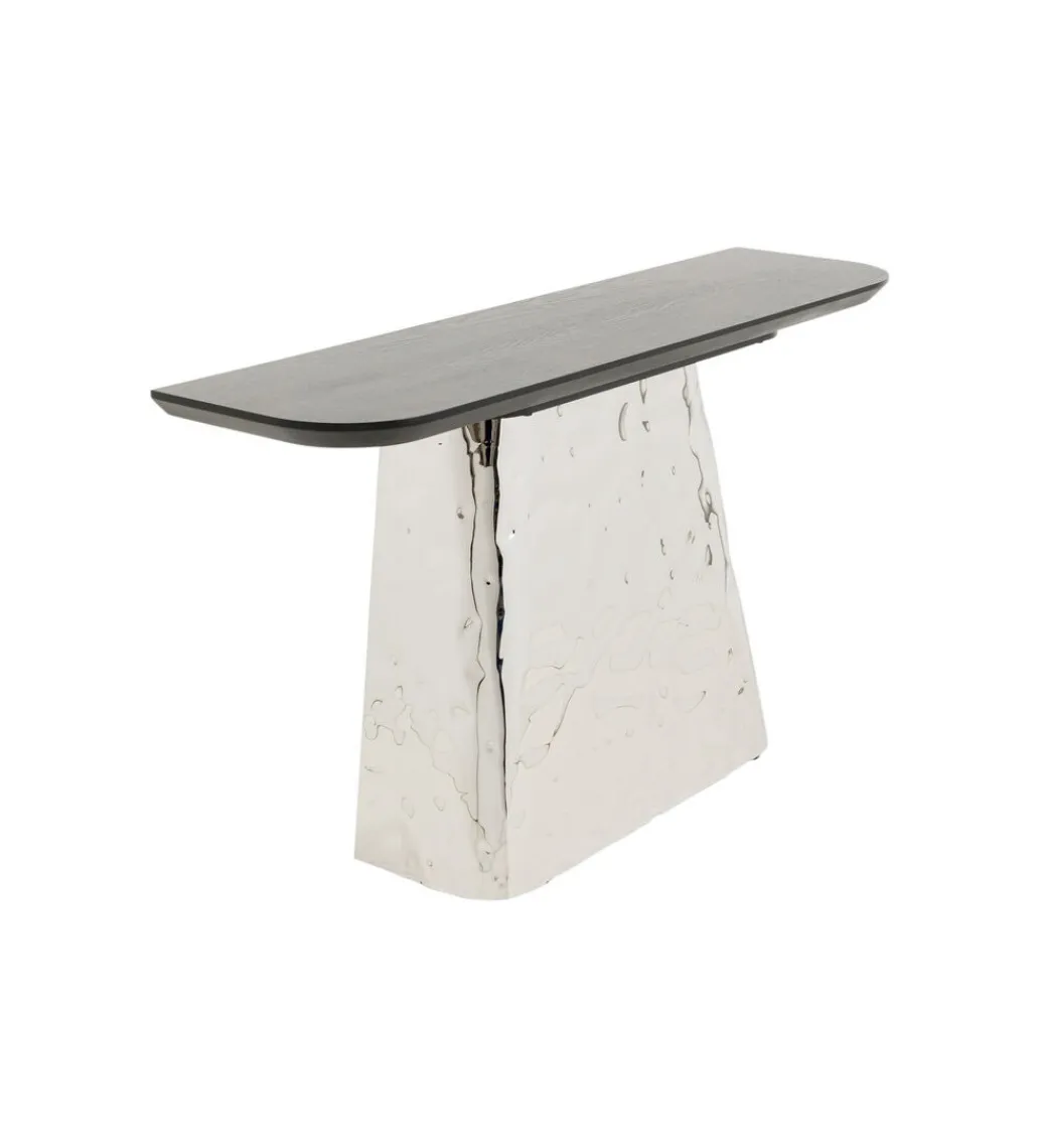 KARE Konsola CALDERA 138 cm fornir drewno jesion