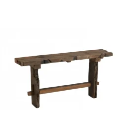J-Line Konsola DEBER 150 cm naturalna brązowa