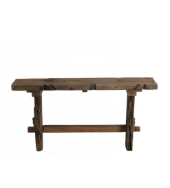 J-Line Konsola DEBER 150 cm naturalna brązowa