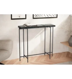 WOHNLING, GERMANY Konsola LAILA 90 cm czarna