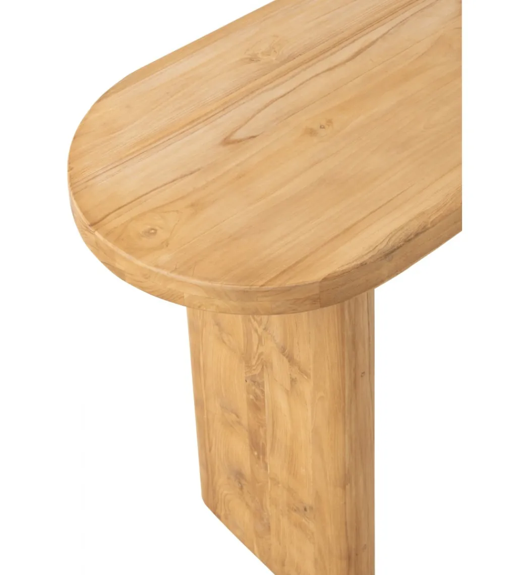 J-Line Konsola LEMONE 150 cm drewno teak naturalne