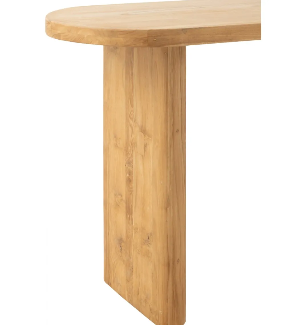 J-Line Konsola LEMONE 150 cm drewno teak naturalne