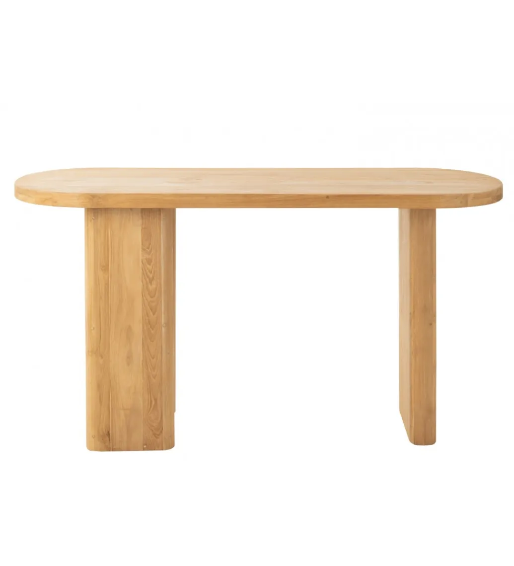 J-Line Konsola LEMONE 150 cm drewno teak naturalne